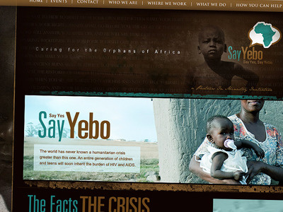 Say Yebo website design brand design ngo non profit rebrand