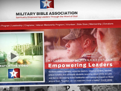 Military Bible Association bible brand faith military print religion website