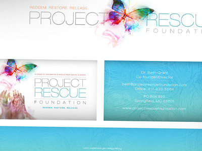 Project Rescue Foundation brand development brand church faith humanitarian religious social justice
