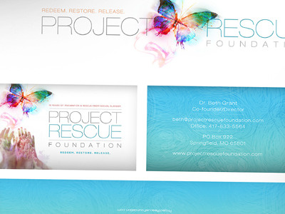 Project Rescue Foundation brand development