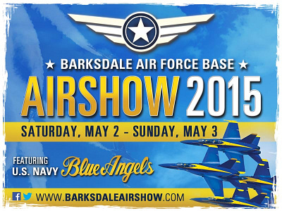 Barksdale Air Show 2015 branding community event