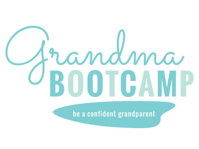 Grandma Bootcamp branding identity logo retro