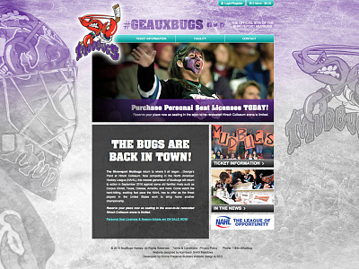 Shreveport Mudbugs Hockey Homepage