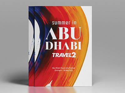 Summer in Abu Dhabi acrylic gradient hand lettering holiday middle east paint summer texture travel wanderlust