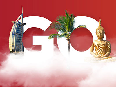 Virgin Atlantic Go East Campaign detail