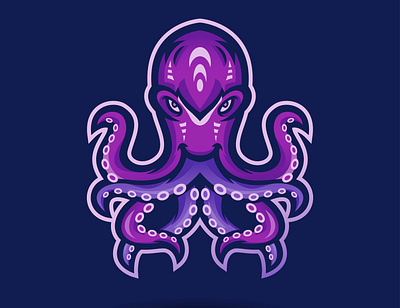 Octopus Logo animal branding business company creative creativelogo design illustration logo logodesign logos marine modernlogo octopus octopus logo sea tentacles water