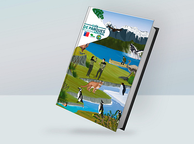 guía de parques 4 design graphic design illustration magazine photoshop