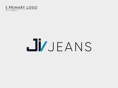Jivv Jeans Logo b brand branding design fashion jeans logo visual identity