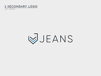Jivv Jeans Secondary brand branding design fashion jeans logo visual identity