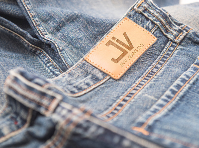 Jivv Jeans Label brand branding design fashion jean jeans logo visual identity