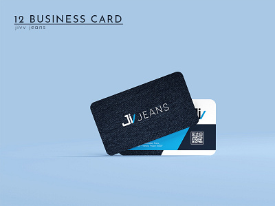 Jivv Jeans Business Card brand branding business card card design fashion jeans logo visual identity