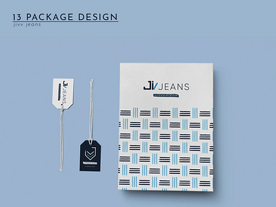 Jivv Jeans Package Design brand branding design fashion jeans logo package visual identity