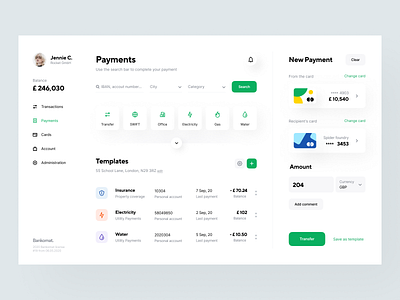 Bankomat: Payments app app design application banking design system finance fintech identity interface payment product design services template transaction transfer user interface visual identity web web design website