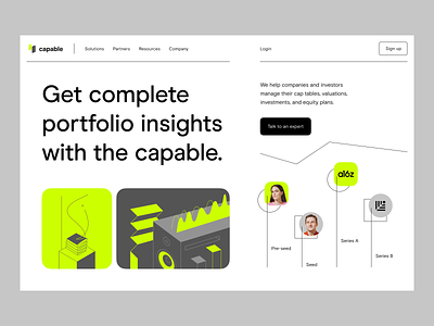 capable: web design, brand identity