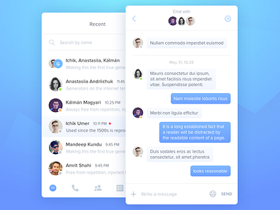 Messenger app chat collaboration friends group messenger mobile odessa recent sketch