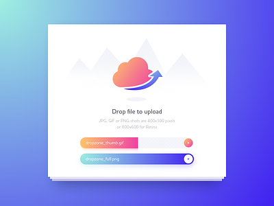Dropzone cloud dropzone file fun gif jpg odessa png shot ui upload web