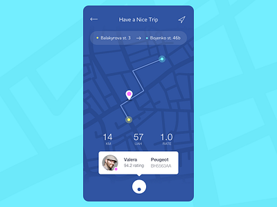 Taxi App app map navigator odessa ride road sketch taxi