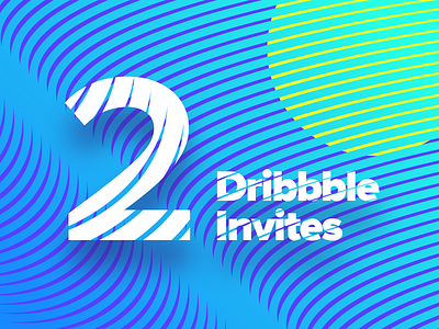 2x Dribbble invites draft giveaway invitation invite odessa ukraine