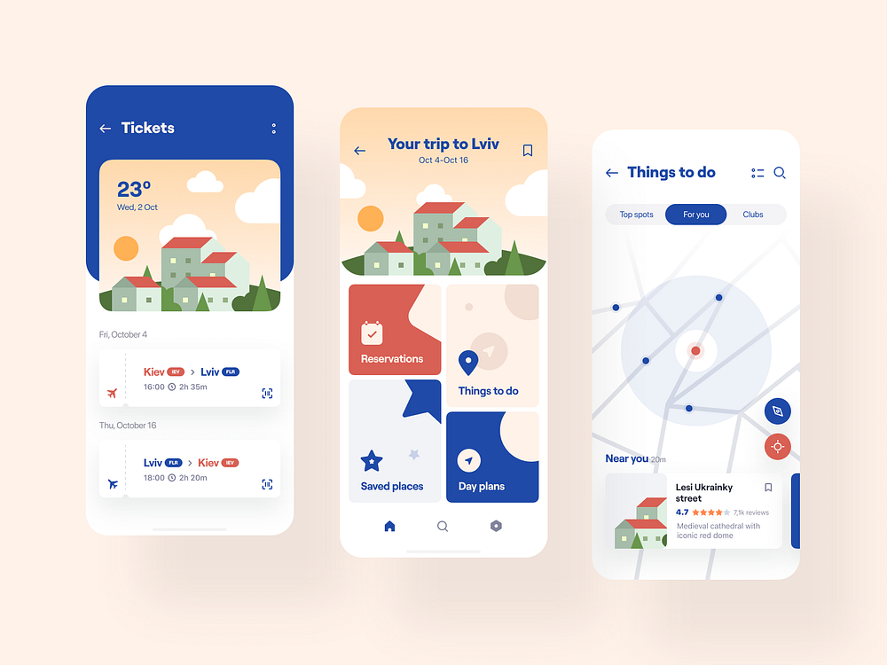 Itinerary guide by Vladimir Gruev for heartbeat on Dribbble