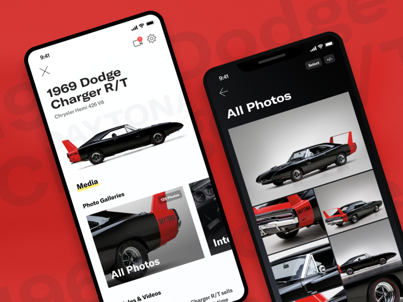 Vehicle Profile: Concept Designs branding car design flutter flutter app gallery mobile mobile app mobile app design mobile ui profile page typography ui ux