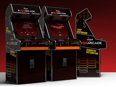 Doritos Mix Arcade 3d arcade c4d cinema4d design e3 game html mobile