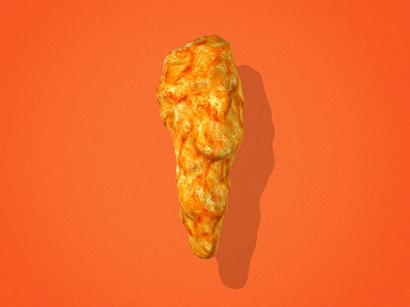 Abe Lincoln Cheeto 360 3d abe after effects animation cheeto maya model motion orange texture turntable z brush