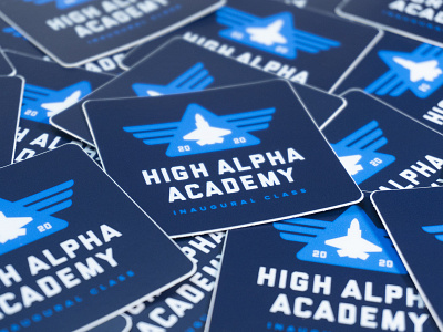 High Alpha Academy stickers (2020 class) badge branding high alpha logo stickers wings
