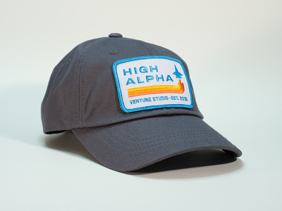 High Alpha dad hat badge hat high alpha patch