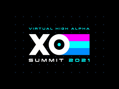 XO Summit logo exploration 4 branding high alpha logo