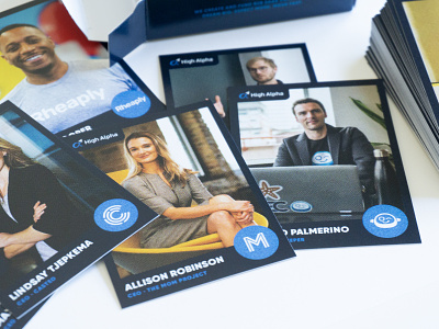 CEO collector cards branding branding and identity collector cards high alpha