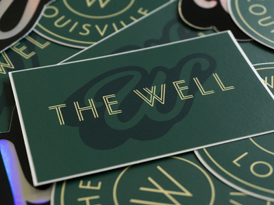 The Well sticker pack (2) branding health logo stickers wellness