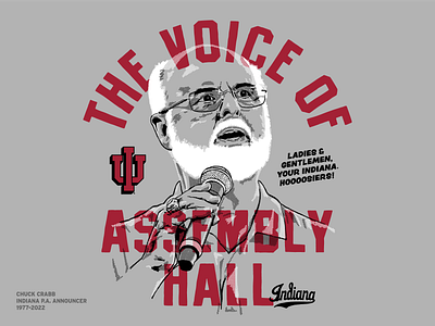 Chuck Crabb Illustration basketball illustration indiana portrait