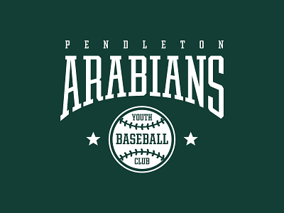 Pendleton Arabians brand update baseball branding logo sports