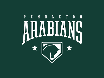 Pendleton Arabians brand update II baseball branding logo sports