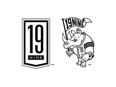 19nine logo & mascot