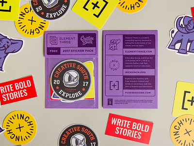 Creative South Sticker Pack By Kevin Spahn For Element Three On Dribbble