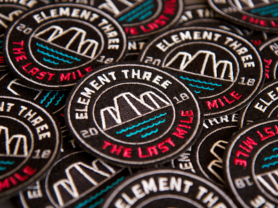 The Last Mile patches badge element three patch pyramids