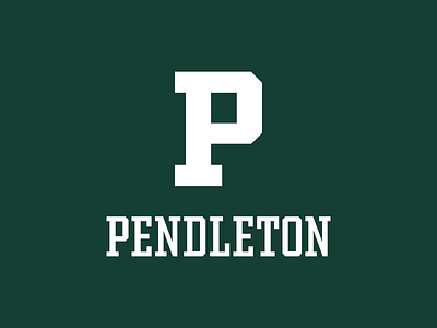 Pendleton baseball branding baseball branding word mark