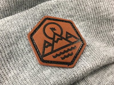 Call to Adventure patch/beanie adventure badge beanie element three logo mark patch