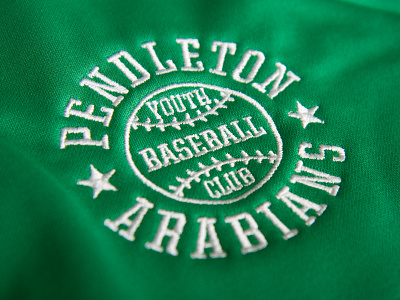 Pendleton Arabians pullover apparel badge baseball branding logo nike