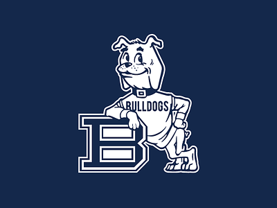 Vintage Butler Bulldogs mascot