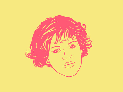 Molly Ringwald, Sixteen Candles illustration portrait romcom vector vector illustration