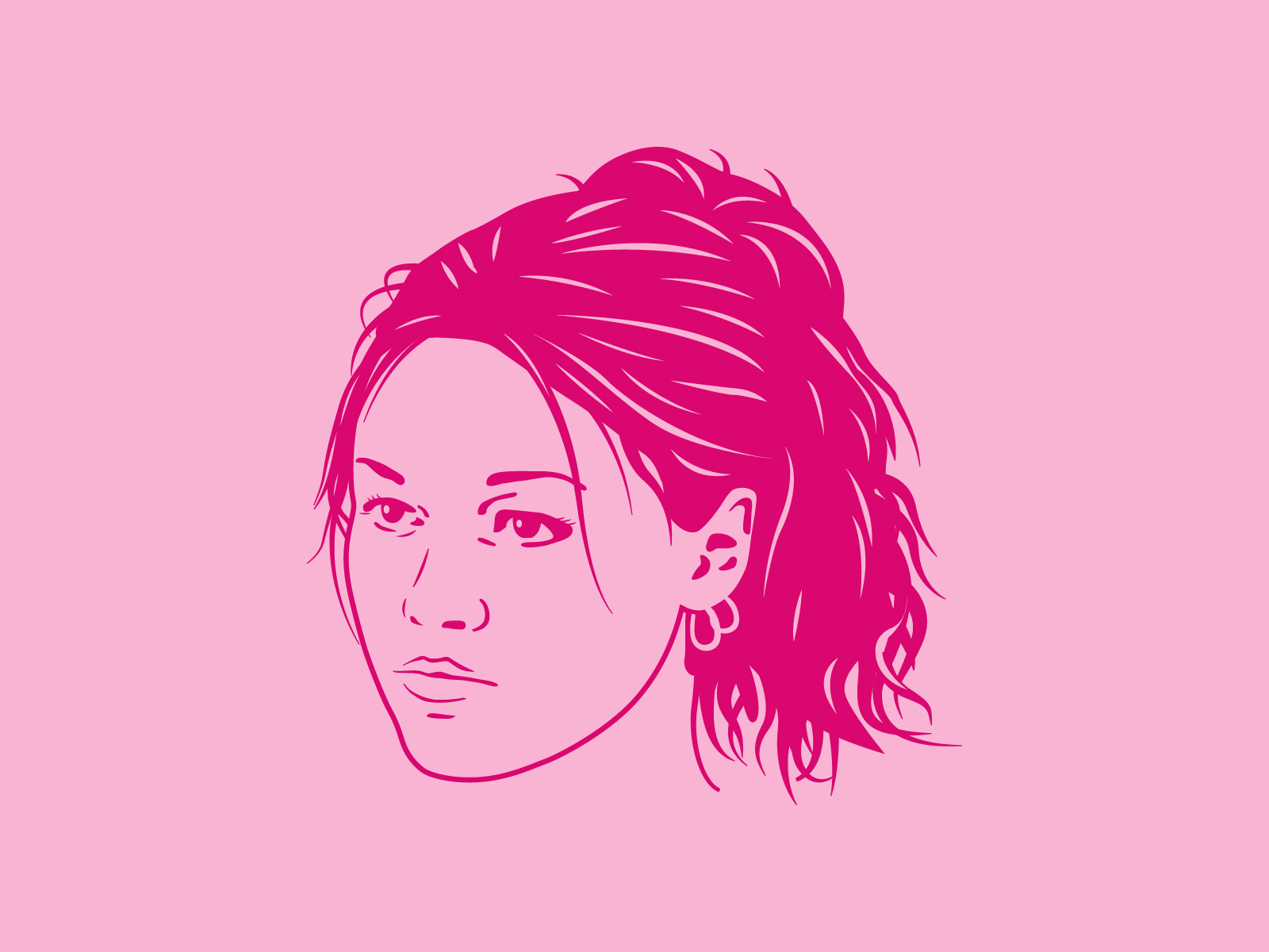 Julia Stiles, 10 Things I Hate About You illustration movies romcom vector