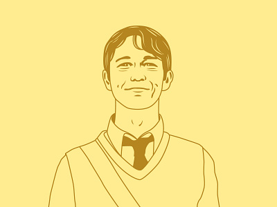 Joseph Gordon-Levitt, 500 Days of Summer illustration movies portrait romcom vector