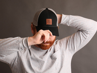 E3 trucker hat element three hat leather patch snapback trucker hat