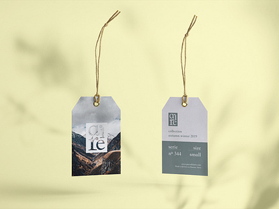 Label design for fashion brand Aire