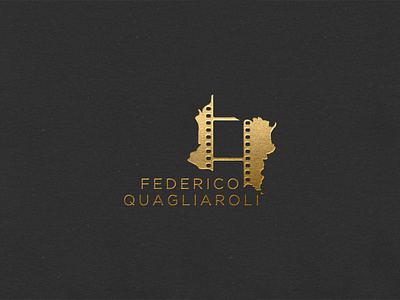 Logo design for Filmmaker Federico Quagliaroli design graphic design illustration logo typography