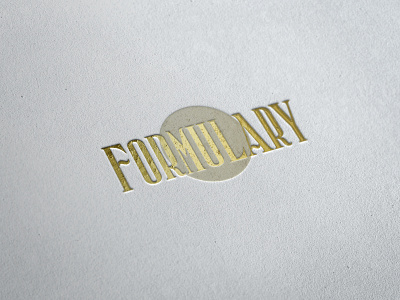 Logo design for beauty brand Formulary design graphic design logo typography