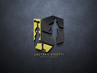 Logo design for personal trainer Lautaro Sidotti design graphic design logo typography