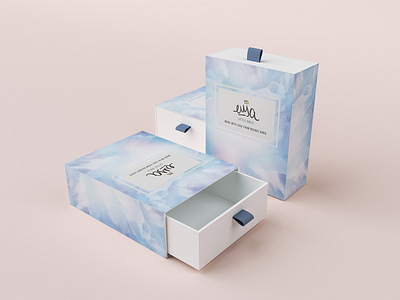 Packaging for fashion brand Eusa branding design graphic design packaging pastel watercolor